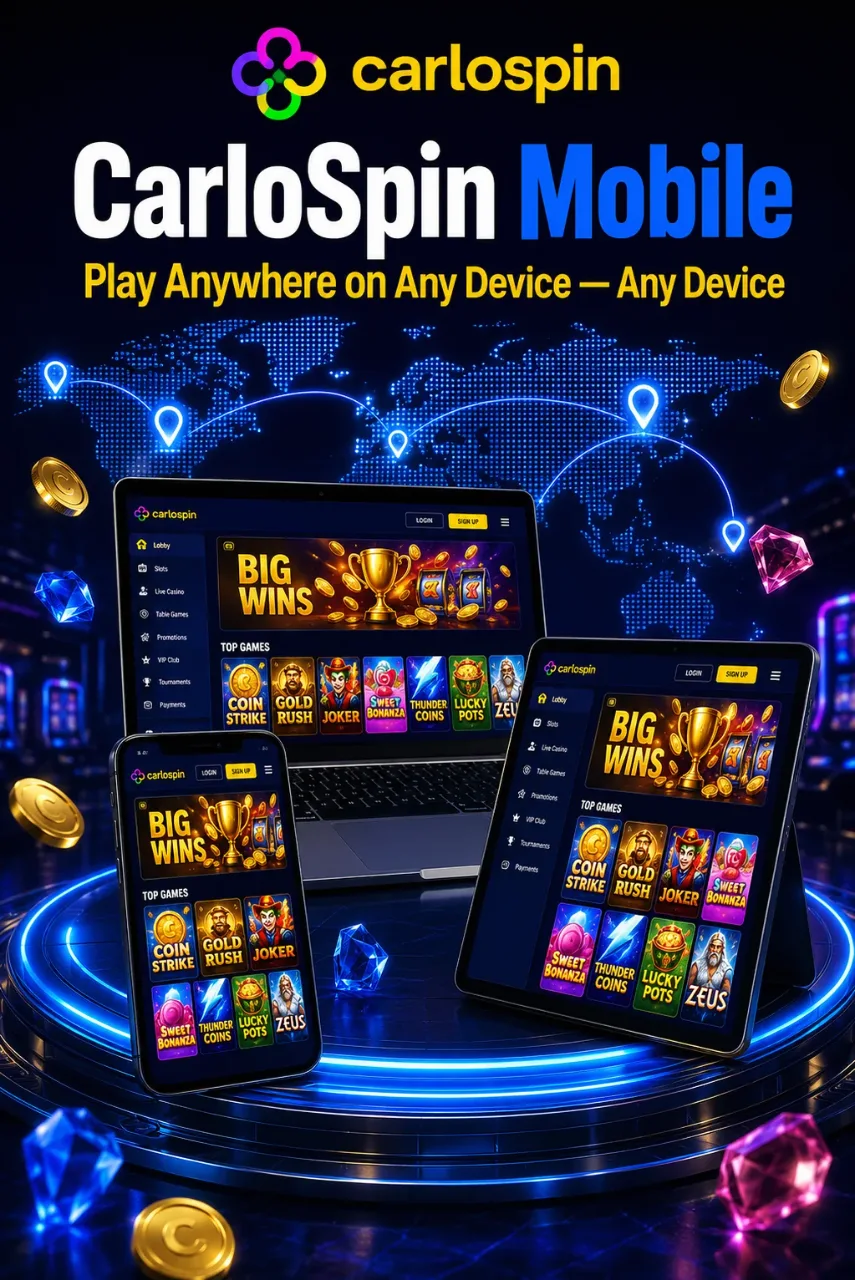 Smartphone met de interface van casino-gokkasten